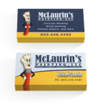 McLaurins Painting Business Card Design