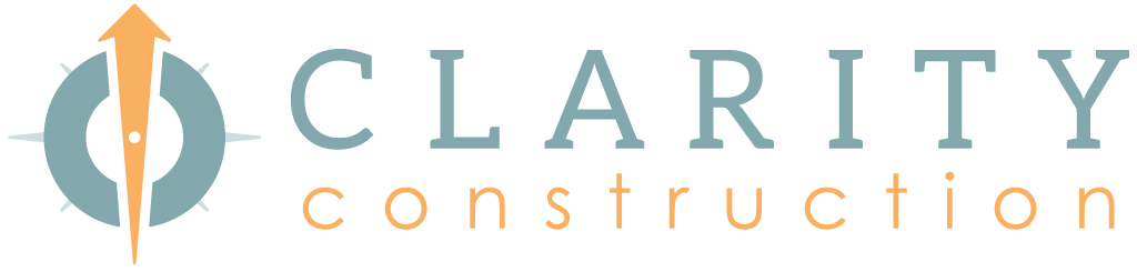 clarity construction logo design