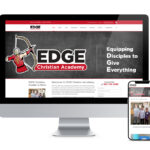 edge academy website design