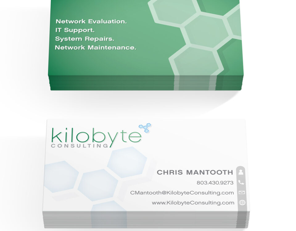kilobyte consulting business card design