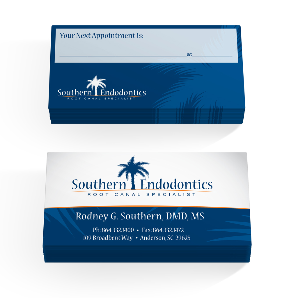 southern endodontics business card design